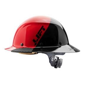 DAX FIBER RESIN RED FIFTY50  FULL BRIM HARD HAT