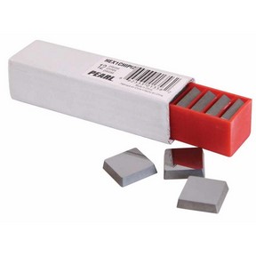 #4 Replacement Carbide Chip w/  screw hole Pack of 12