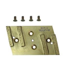 Diamond pad only - 4 Segments - Includes Nuts &amp; Washers