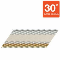 3-1/4&quot;x.131 SM HDG 30-34deg CLIPPED HEAD STRP NL(2.5M)