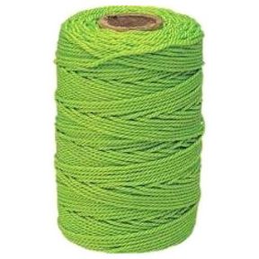 TWINE 270&#39; FL. GREEN #18 BRAIDED NYLON 12/CS