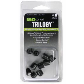 ISOTUNES TRILOGY REPLACEMENT  EAR TIPS (5 PAIR/PACK) - EXTRA 
