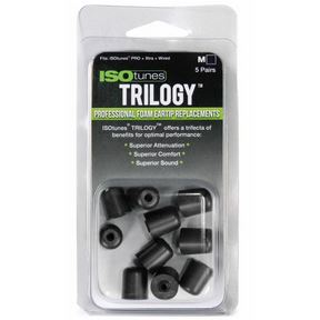 ISOTUNES TRILOGY REPLACEMENT  EAR TIPS (5 PAIR/PACK) - 