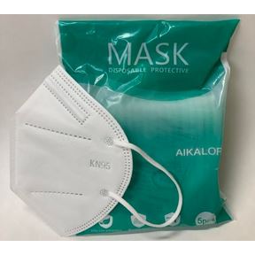 AIKALOR KN95 DISPOSABLE MASK  5PCS/PK 200BGS/CS