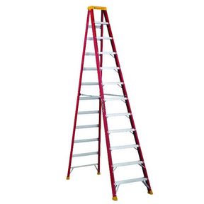 12&#39; 300# TYPE 1AA FIBERGLASS STEPLADDER