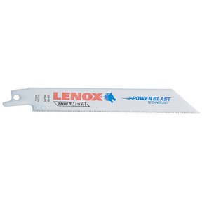 6&quot;x3/4&quot;x.035&quot; 24TPI Recip Saw Blade: THIN METAL 25PK