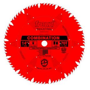 14&quot; 70T ATBF COMBO SAW BLADE 1&quot; Arbor