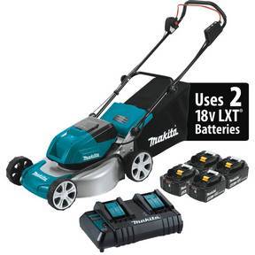 36V (18V X2) LXT Brushless 18&quot; Lawn Mower Kit w/4 Batt(4.0Ah)