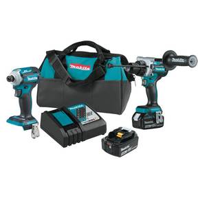 18V LXT Li-Ion 2Pc Kit Hammer Drill/Impact Driver (5.0Ah)