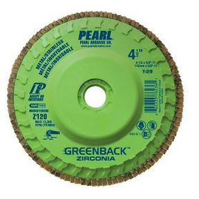 4-1/2&quot;x5/8&quot;-11 Greenback Zirconia Maxidisc Flap Discs