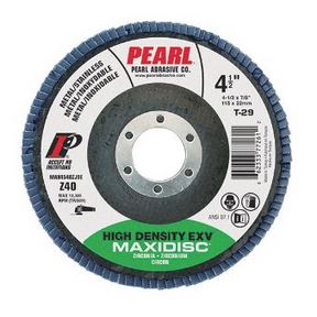 4-1/2&quot;x5/8&quot;-11 High Density  EXV Zirconia Maxidisc Flap 