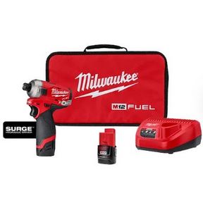 M12 FUEL SURGE 1/4&quot; Hex Hydraulic Driver Kit