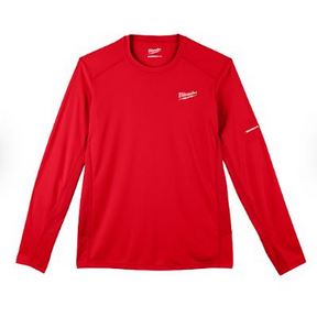 WORKSKIN Performance Shirt Long Sleeve - Red Medium