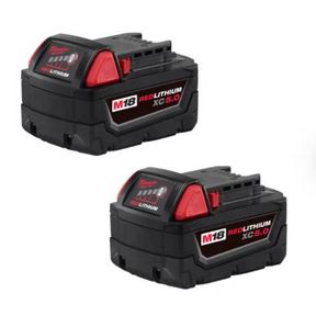 M18 REDLITHIUM XC5.0 Extended Capacity Battery Two Pack