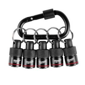 5PC Hex Bit Holder with Carabiner