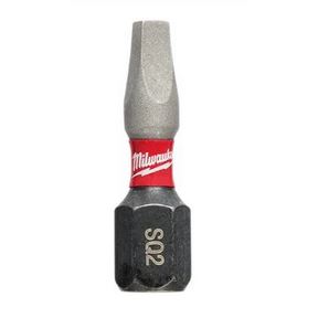SHOCKWAVE 3-1/2&quot; Impact Square Recess #1 Power Bits (Bulk 25)