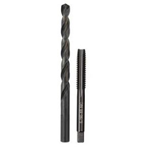 5/16&quot;-18 NC Straight Flute Plug Tap &amp; F Drill Bit