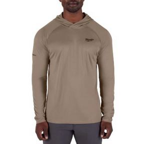 WORKSKIN Hooded Sun Shirt - SANDSTONE Medium