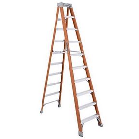 10&#39; FIBERGLASS STEPLADDER TYPE 1A