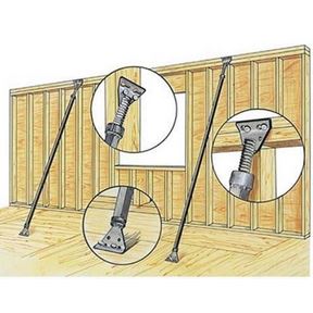 10&#39; ADJUSTABLE WALL BRACE BLUE