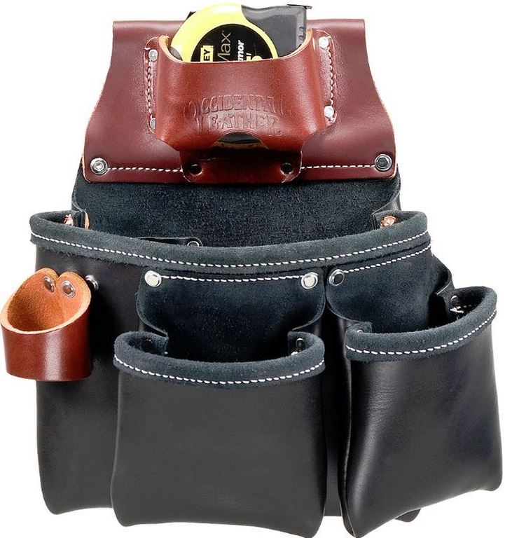 3 POUCH PRO TOOL BAG BLACK LEFT HANDED