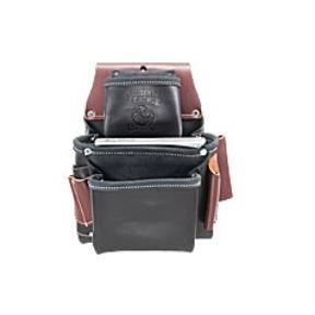 3 POUCH FASTENER BAG - BLACK