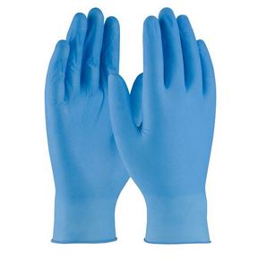 4mil Blue Nitrile Glove Powder Free Large(100)