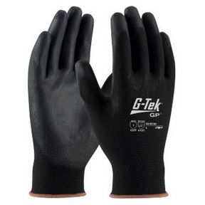 Small Seamless Knit Nylon Gloves Polyurethane Coated