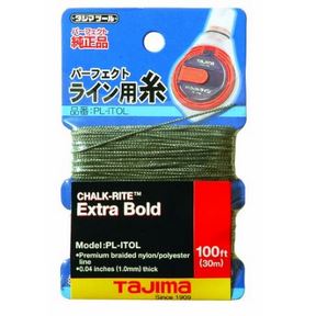 Chalk-Rite Extra Bold Braided Line 0.04&quot;(1.0mm)x100&#39;(30m)