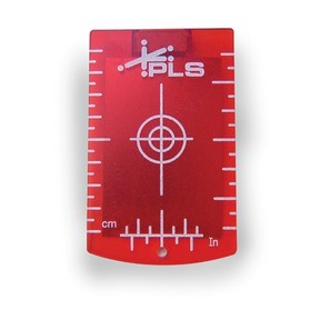 RED MAGNETIC TARGET CARD FOR PLS LASER