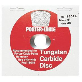 6&quot; CARBIDE DISC 46 GRIT SANDPAPER