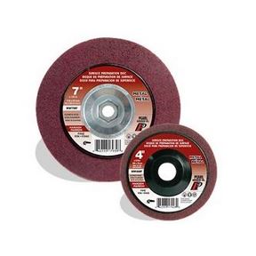 4-1/2&quot;x5/8&quot;-11 AO Maroon Surface Preparation Wheel