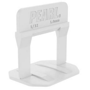 PLS White Leveling Clips Grout Size: 1/32&quot; (.80 mm) (250/Bag)
