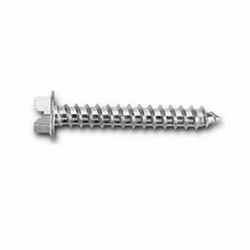 #14x2-1/2&quot; INDENT HWH SLOT SELF-TAPPING SCREW 304SS(5C)