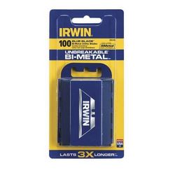 Bi-Metal Blue Utility Blades with Dispenser (100/PK)