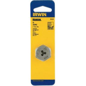 6 - 32 NC (USS) HANSON Hexagon  Machine Screw Dies (HCS)