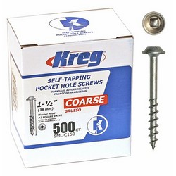 #8x1-1/2&quot; KREG MAXI-LOC COARSE SCREW(5C/PK)
