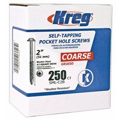 #8x2&quot; KREG BLUE-KOTE COARSE SCREW(2.5C/PK)
