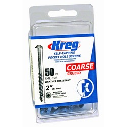 #8x2&quot; KREG BLUE-KOTE COARSE SCREW(50/PK)