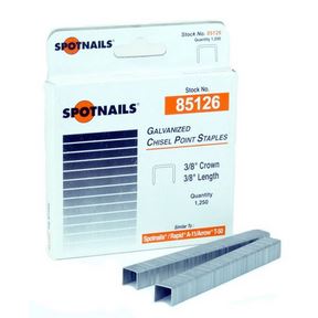 3/8&quot; A11/T50 GAL STPL(1250/pk) 4pk/bx  8boxes/cs 