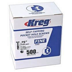 #6x3/4&quot; KREG PAN HEAD FINE SCREW(5C/PK)