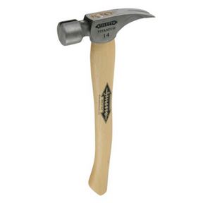 16&quot; 14 Oz. Titanium Smooth Face Curved Hickory Grip