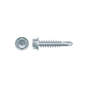 #10-16x1/2&quot; UNSLOTTED HWH #2pt ZP SELF-DRILL SCREW (8M)