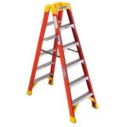 6&#39; TYPE 1A TWIN STEP FIBERGLASS STEPLADDER