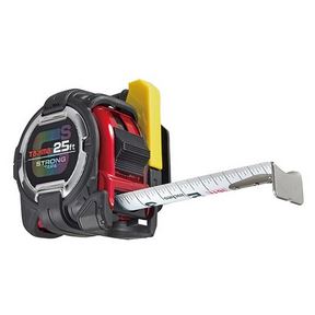 25&#39;X1-3/4 TAPE MEASURE GS Lock SAFETY BELT HOLDER 6/CTN