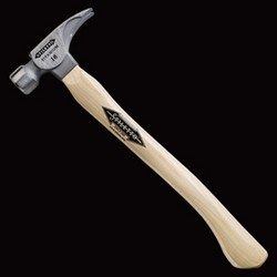 18&quot; 16 Oz. Titanium Smooth  Face Curved Hickory Grip