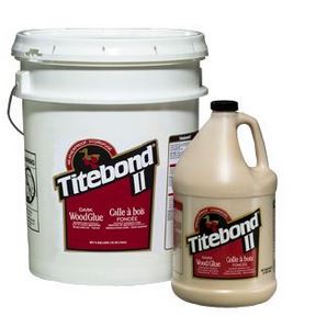 Titebond II Dark Wood Glue  5 Gallon Pail