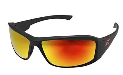 BRAZEAU MATTE BLACK/AQUA  PRECISION RED MIRROR LENSE