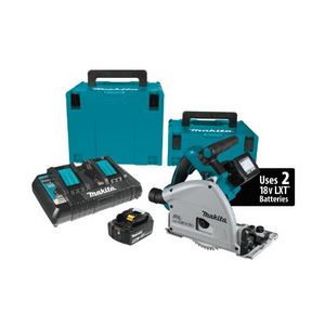 36V (18V X2) Li-Ion 6-1/2&quot; Plunge Circ Saw Kit (5.0Ah)