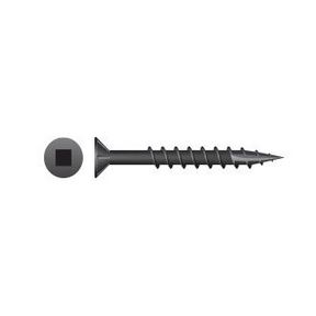 #8x2&quot; SQ-FL w/Nibs T17 BLK Assembly Screws (3.5M)